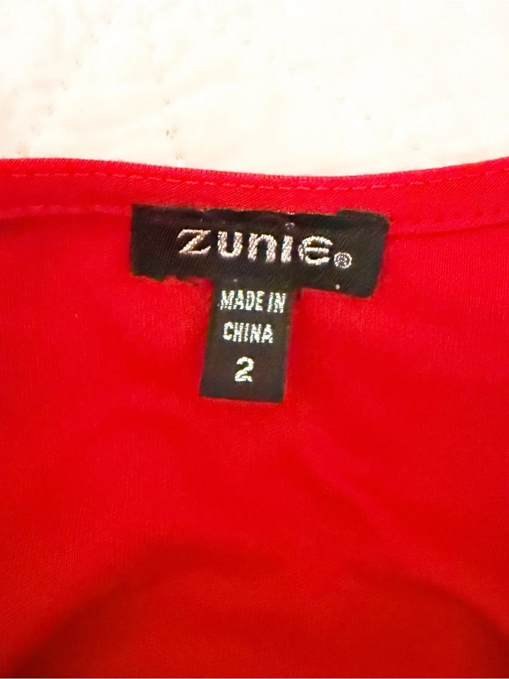 Zunie Kids 2T Red Tulle Reindeer Party Dress with Gold Trim